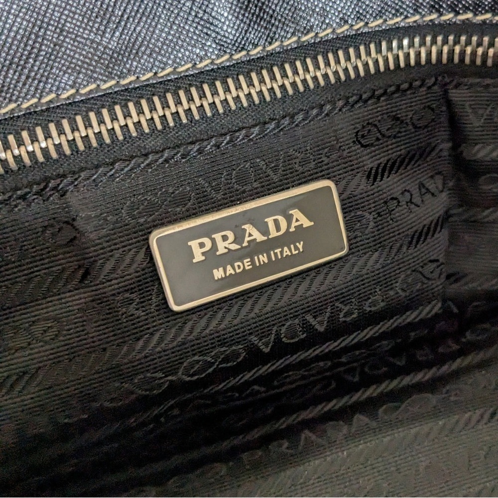 PRADA —Tessuto chain shoulder bag - Picture 7 of 16